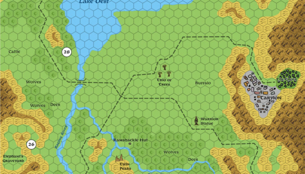 Tarylon, 1/6 mile per hex (1987)