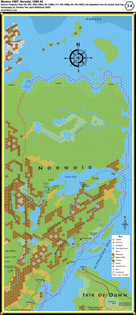Norwold, 24 miles per hex (1987)