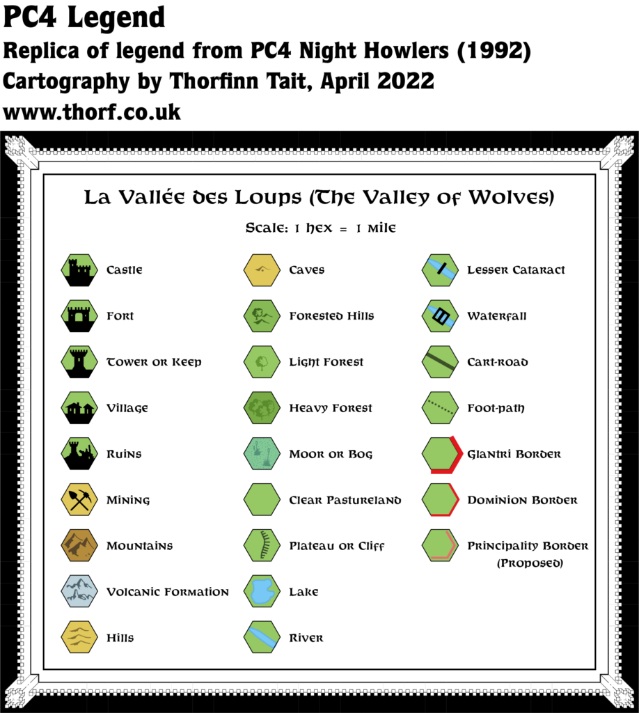 Replica of PC4’s Legend