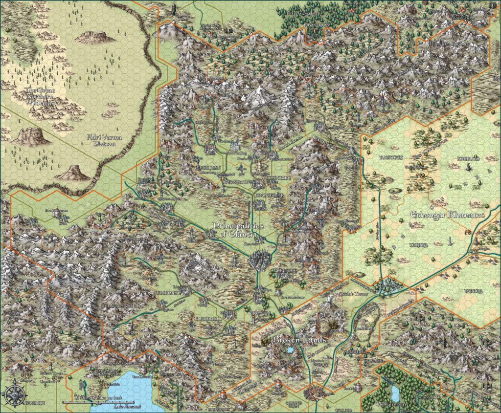 The Principalities of Glantri by Jason Hibdon, May 2020