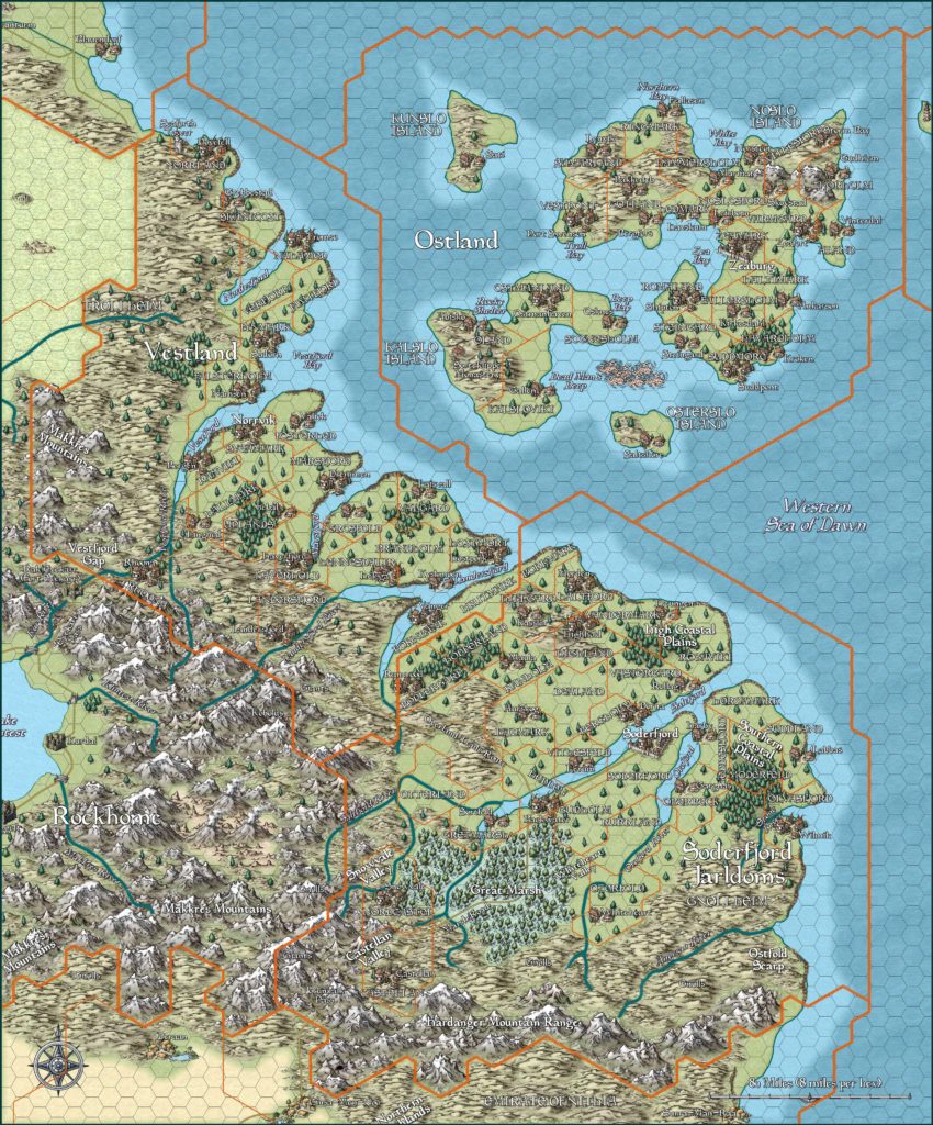 The Kingdoms of the Northern Reaches by Jason Hibdon, May 2020