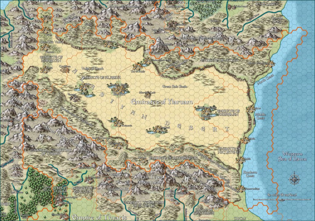 The Emirates of Ylaruam by Jason Hibdon, April 2020 (old version)