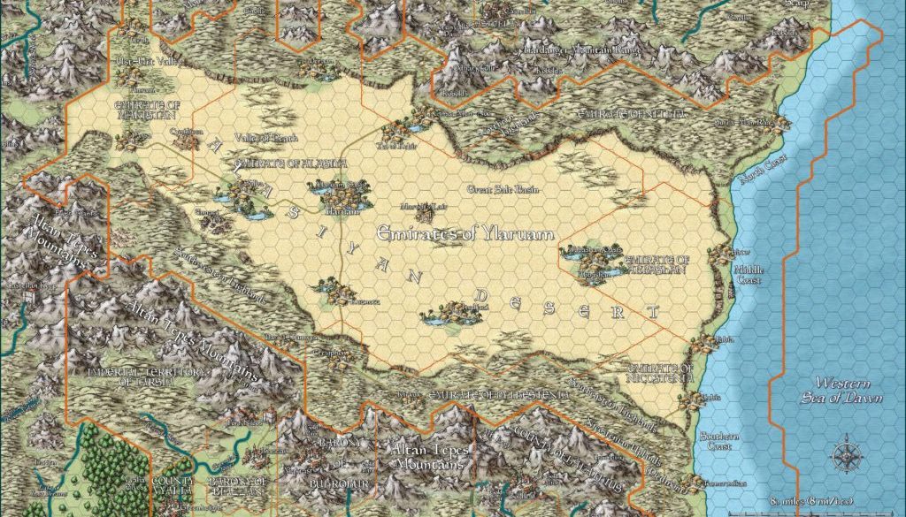 The Emirates of Ylaruam by Jason Hibdon, May 2020