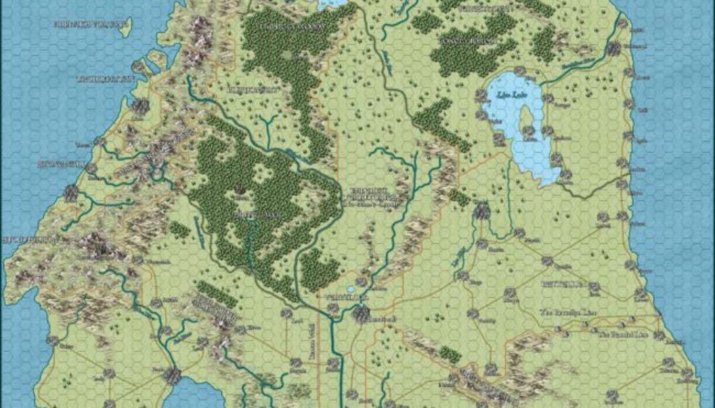 Alphatia, 24 miles per hex by Jason Hibdon, June 2020