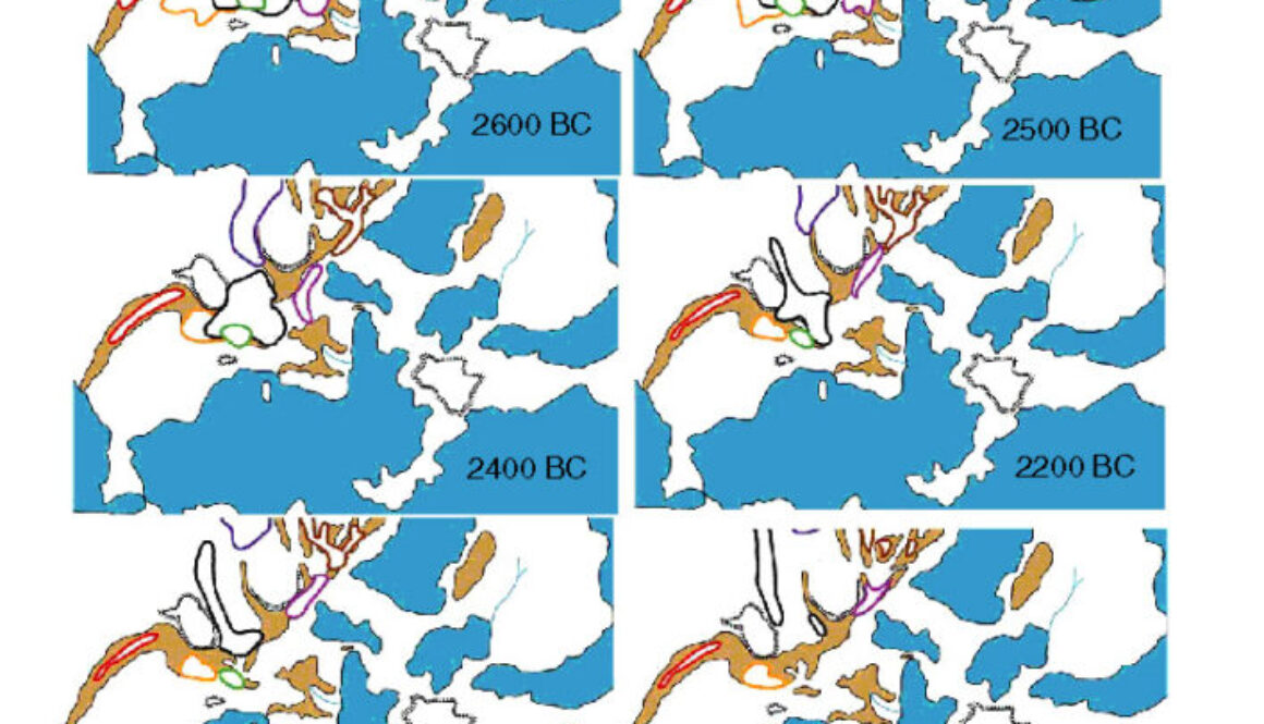 Glacial Patterns of the Known World by JTR, March 2006