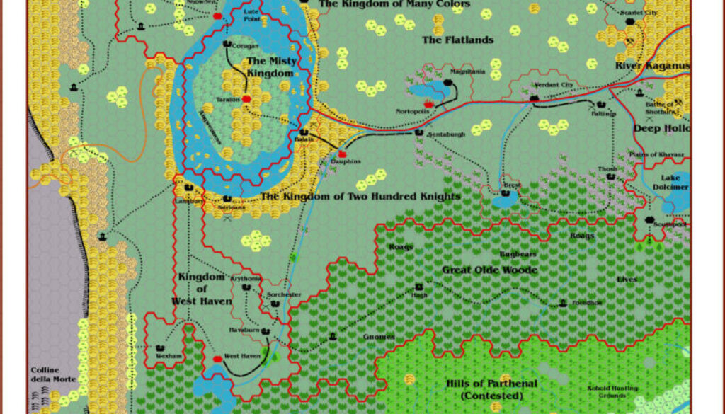 The Western Alliance, 8 miles per hex by JTR, December 2006