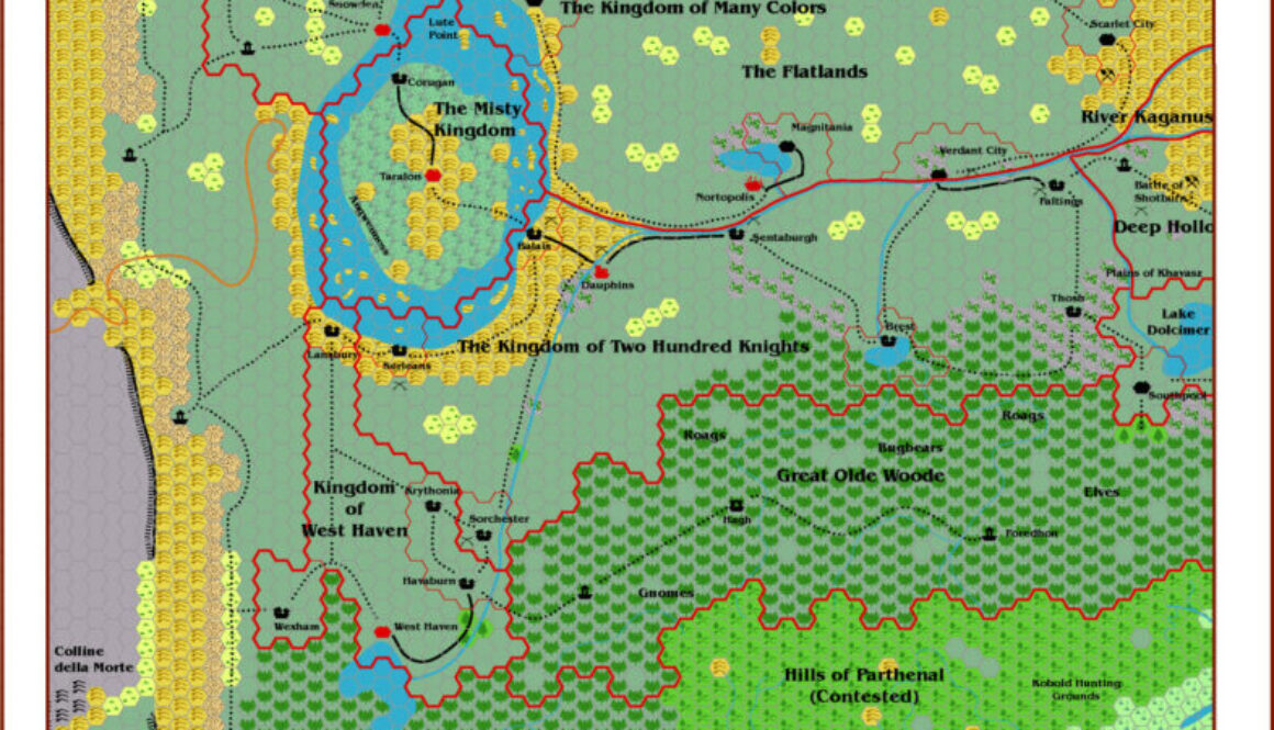 The Western Alliance, 8 miles per hex by JTR, December 2006