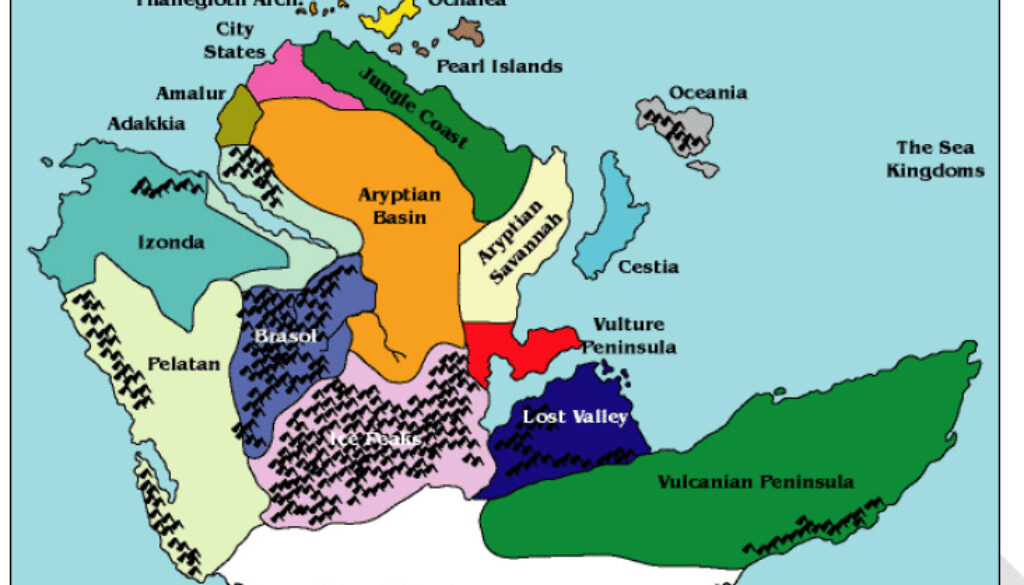 The Continent of Davania by JTR, March 2011
