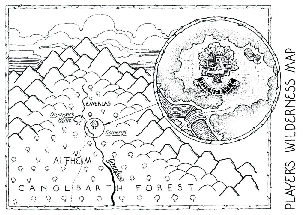O2 Player’s Wilderness Map