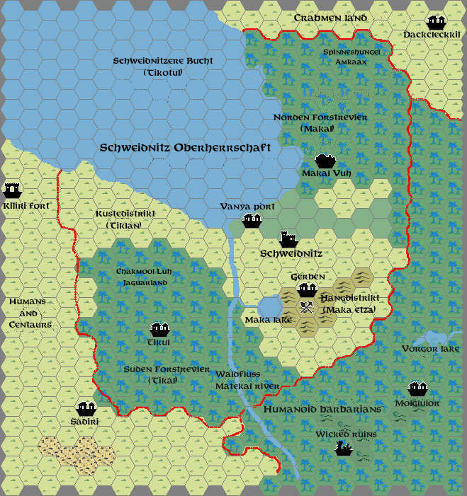 Schweidnitz, 8 miles per hex by Francesco Defferrari, April 2011