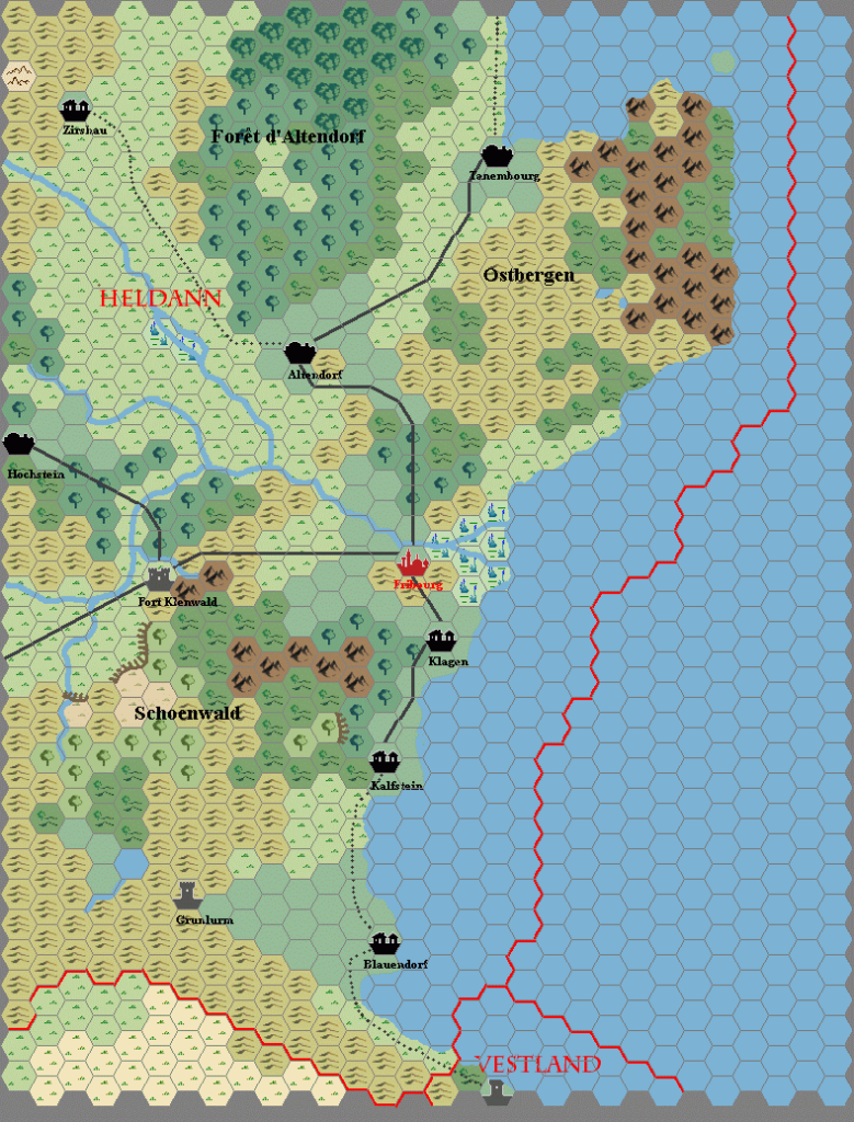 Heldann East, 8 miles per hex by Hirwen Harendal, September 2002