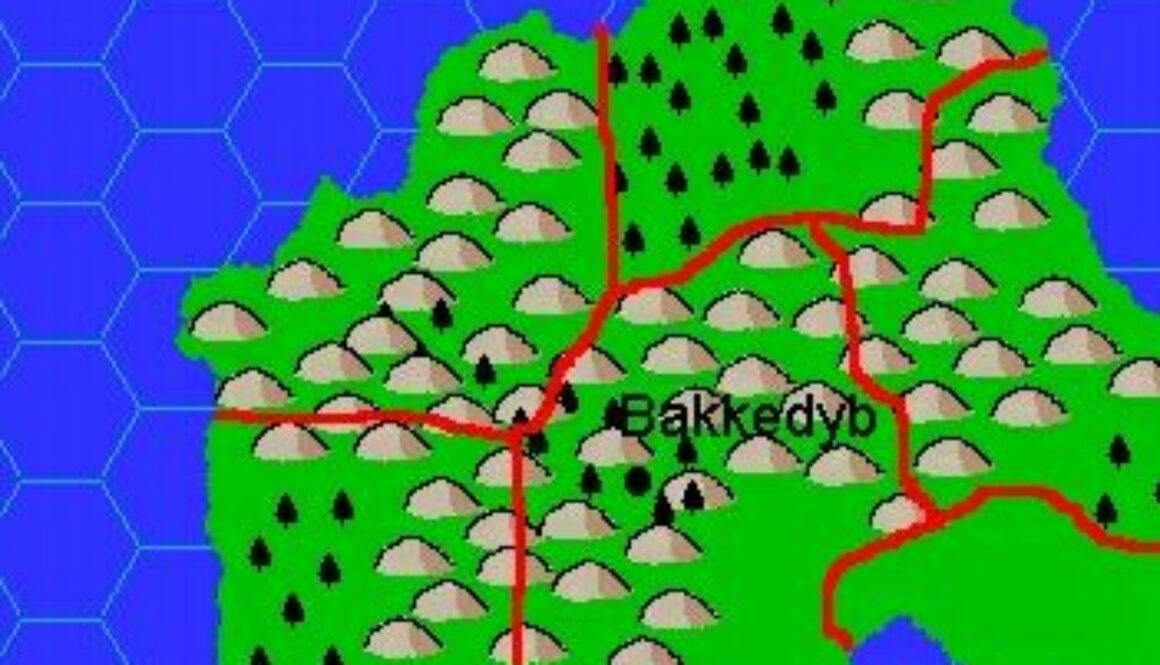 Clan Domain of Gotland, 8 miles per hex by Jacob Skytte, May 2001