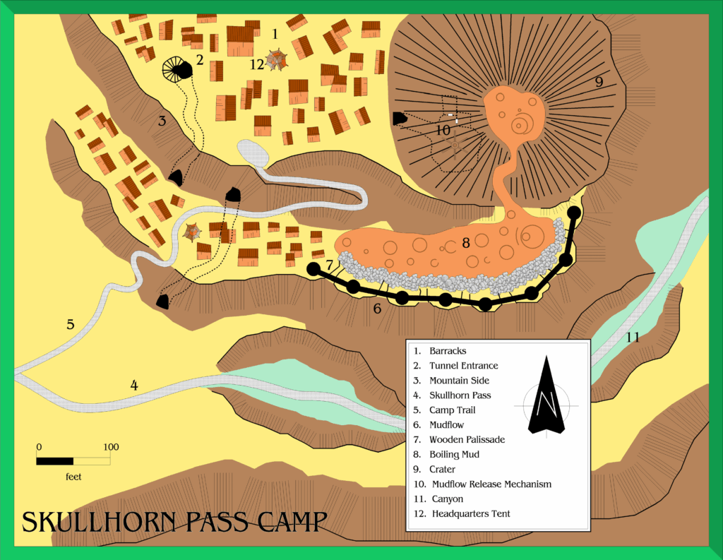 Skullhorn Pass Camp by Alan Derek Jones, March 2002, exported in high resolution by Thorfinn Tait, April 2025