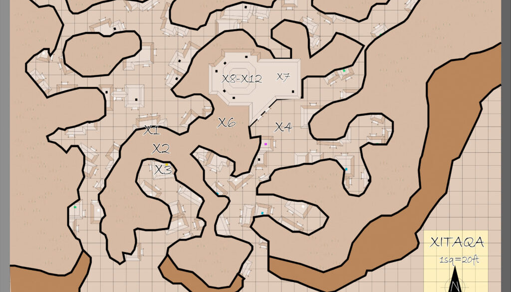 Xitaqa by Alan Derek Jones, June 2001, exported in high resolution by Thorfinn Tait, April 2025