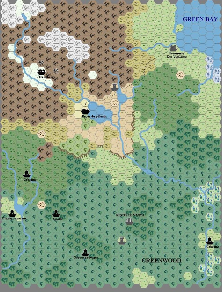 Vanya’s Rest, 8 miles per hex by Hirwen Harendal, September 2002