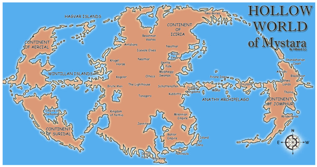 Hollow World v1 by Håvard, December 2004