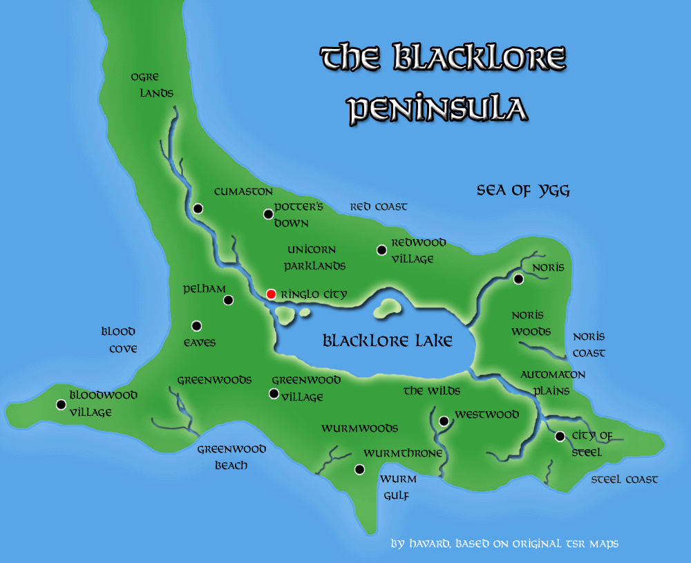 The Blacklore Peninsula by Håvard, August 2006