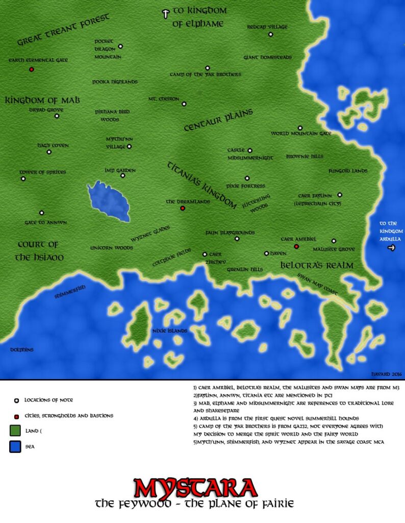 The Feywood - The Plane of Fairie by Håvard, December 2016