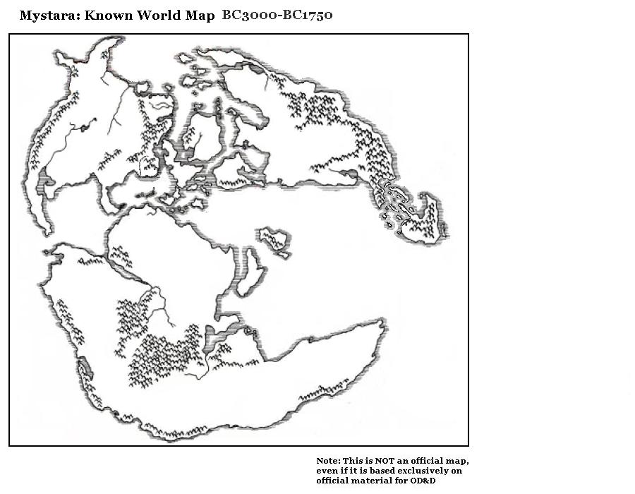 LoZompatore’s Mystara 3000 BC to 1750 BC | Atlas of Mystara
