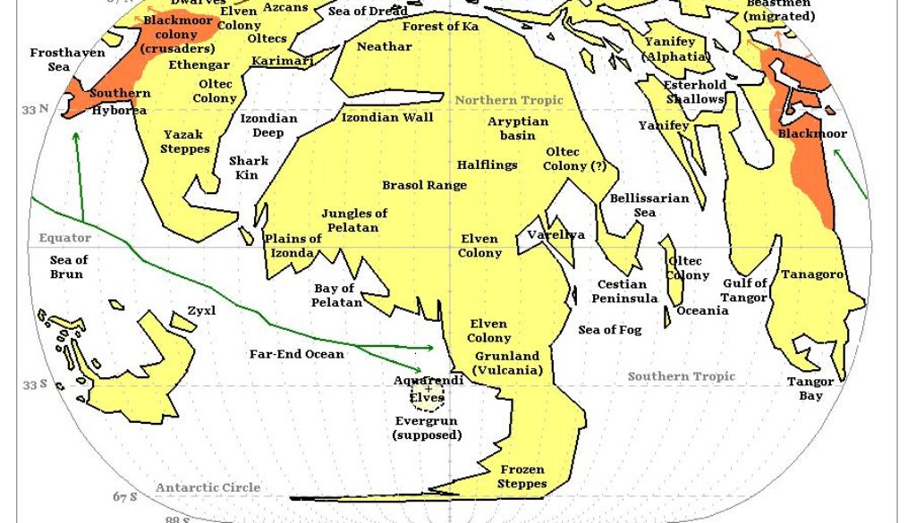 Mystara, 3200 BC by Michele Carpita, August 2005