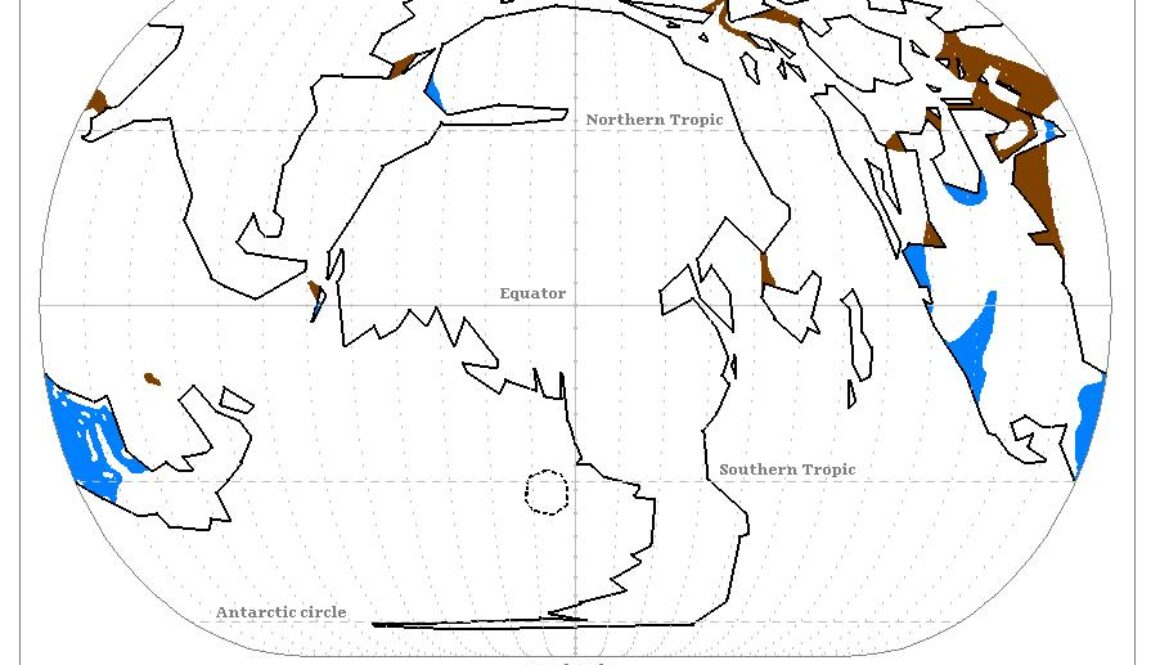 Precataclysmic Mystara showing Modifications between 4000 BC and 1000 AC by Michele Carpita, August 2005