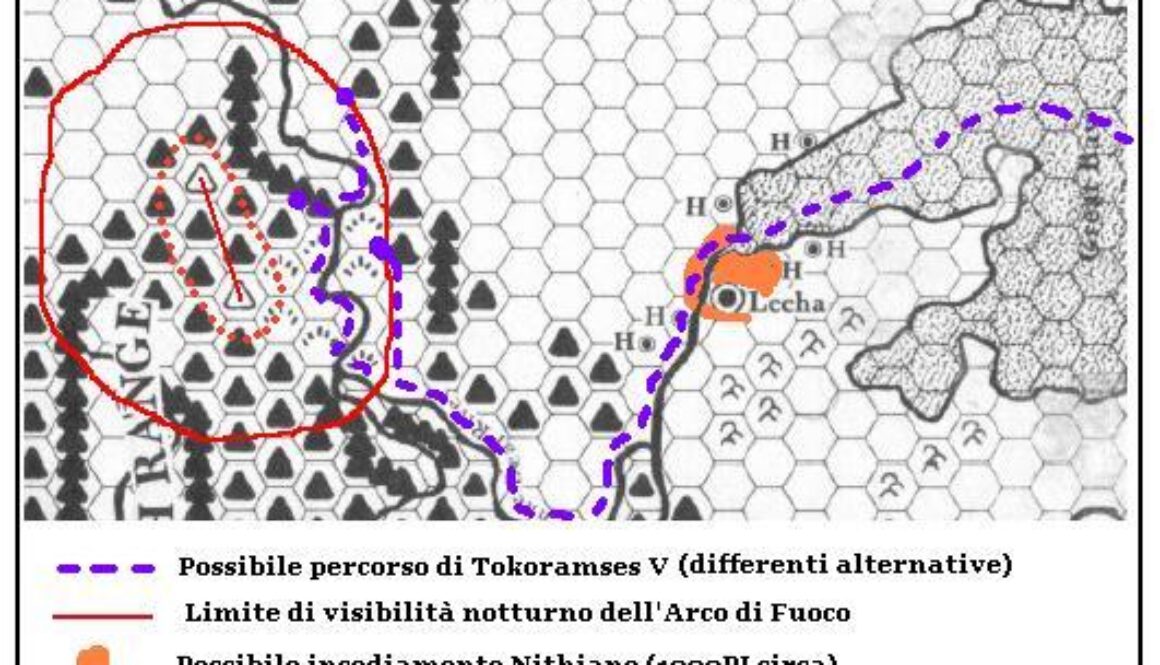 Route of Tokoramses V (Italian) by Michele Carpita, December 2005