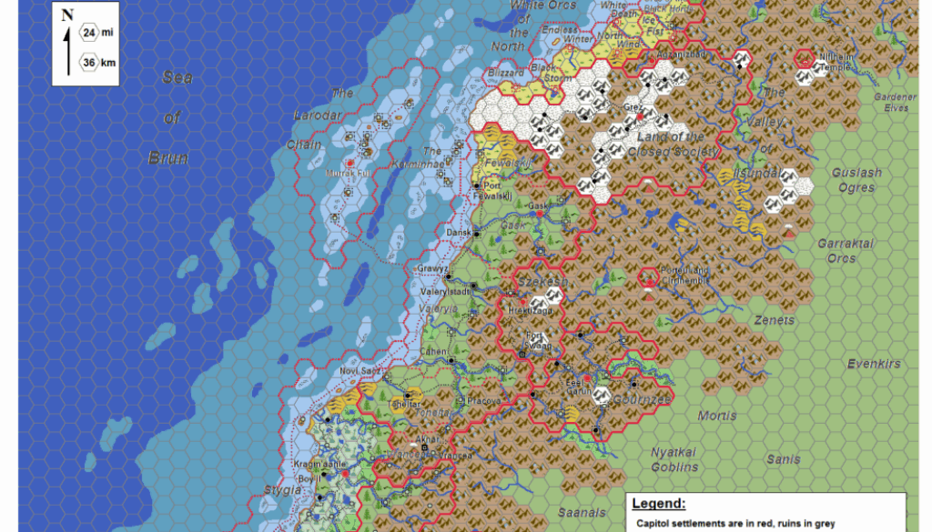 Klagorst, 24 miles per hex by Michele Carpita, October 2010