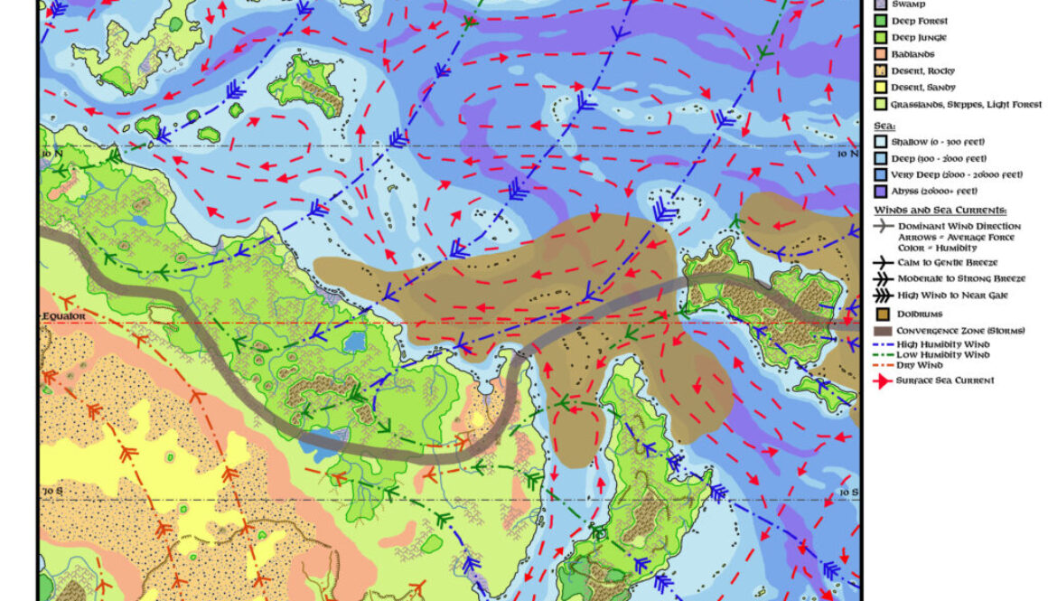 North Central Arypt Winds and Sea Currents by Michele Carpita, June 2021