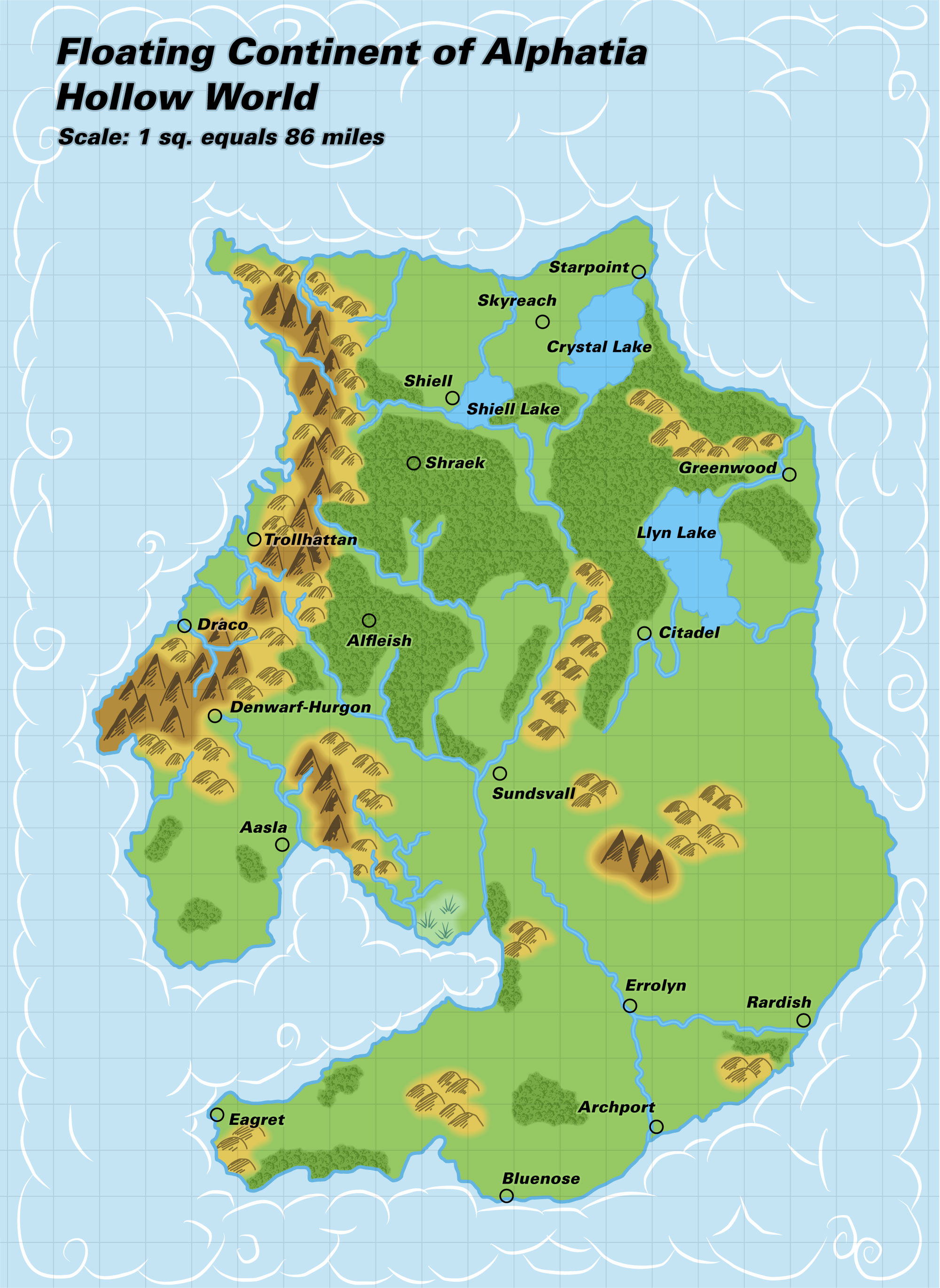 Poor Wizard’s Almanac Alphatia | Atlas of Mystara