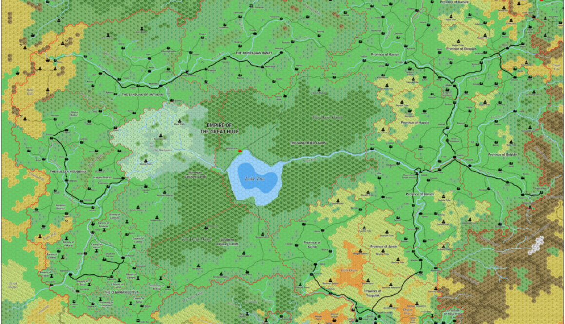 Empire of the Great Hule, 8 miles per hex by Jose Ignacio Ramos Lomelin, January 2016
