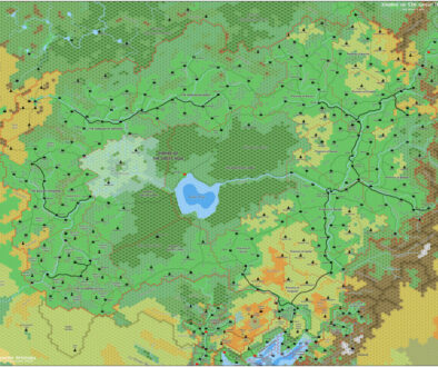Empire of the Great Hule, 8 miles per hex by Jose Ignacio Ramos Lomelin, January 2016