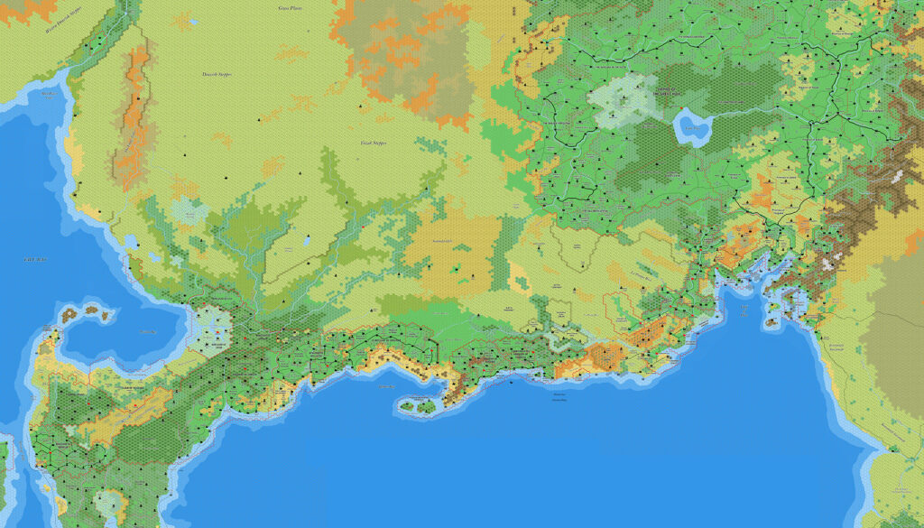 Southold, 8 miles per hex by Jose Ignacio Ramos Lomelin, December 2015 (version 1)