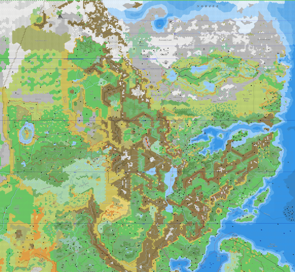 Northeastern Brun, 8 miles per hex by Jose Ignacio Ramos Lomelin, December 2016 (version 3)