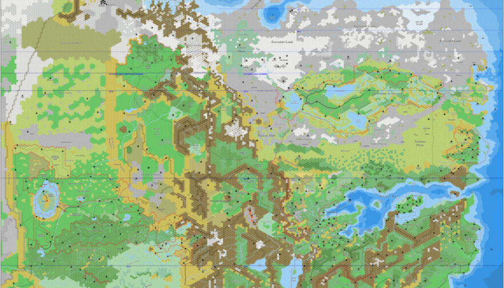 Northeastern Brun, 8 miles per hex by Jose Ignacio Ramos Lomelin, March 2017 (version 4)