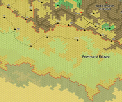 The Province of Edizaro, 8 miles per hex by Jose Ignacio Ramos Lomelin, June 2017