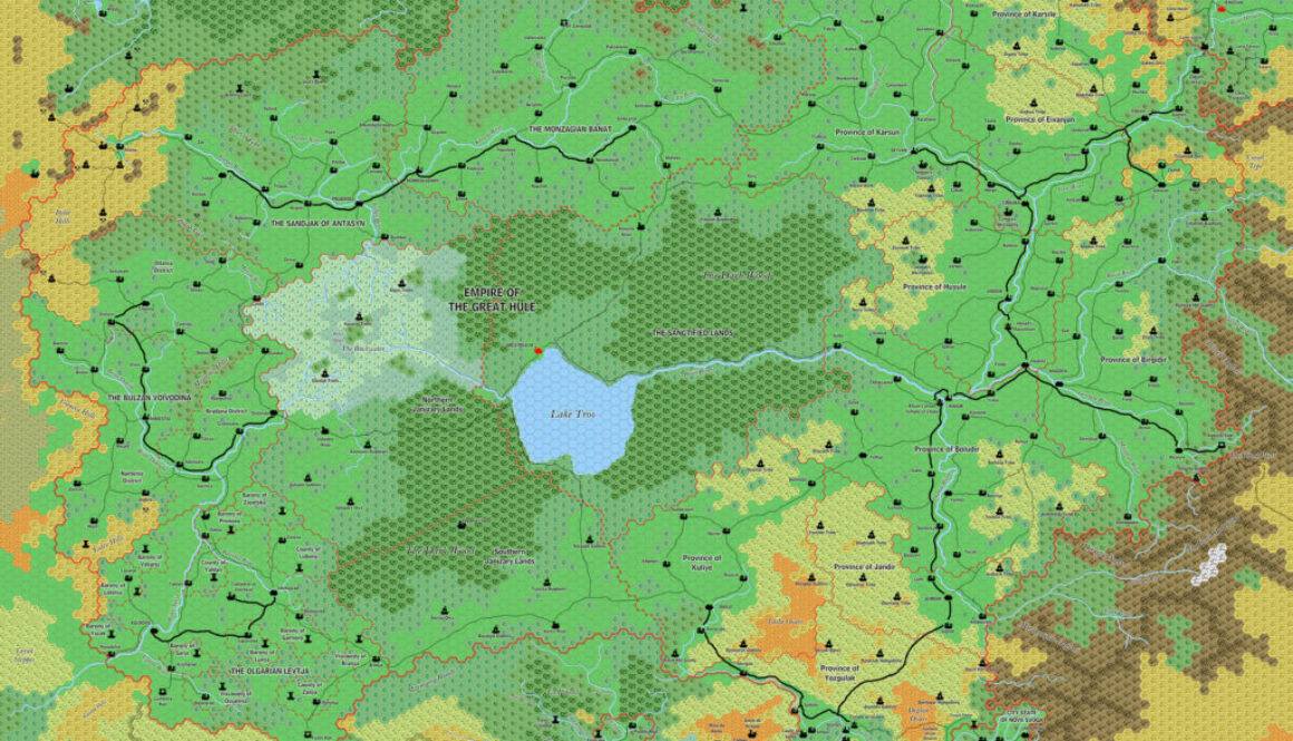 Empire of the Great Hule, 8 miles per hex by Jose Ignacio Ramos Lomelin, June 2017 (version 2)