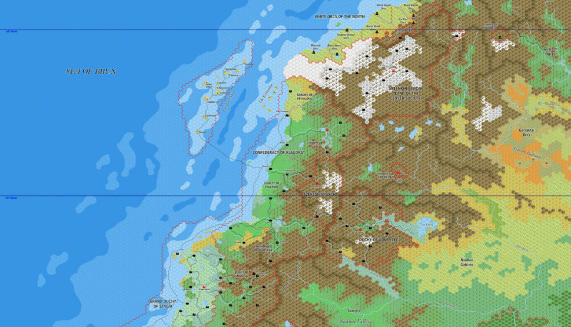 Klagorst Region, 8 miles per hex by Jose Ignacio Ramos Lomelin, June 2017