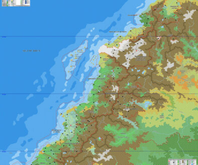 Klagorst Region, 8 miles per hex by Jose Ignacio Ramos Lomelin, June 2017