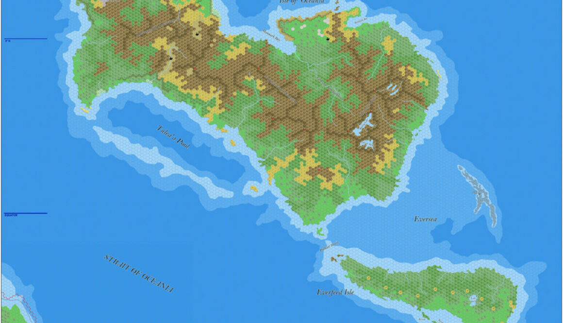 Oceania and Everfeed, 8 miles per hex by Jose Ignacio Ramos Lomelin, December 2016 (version 1)