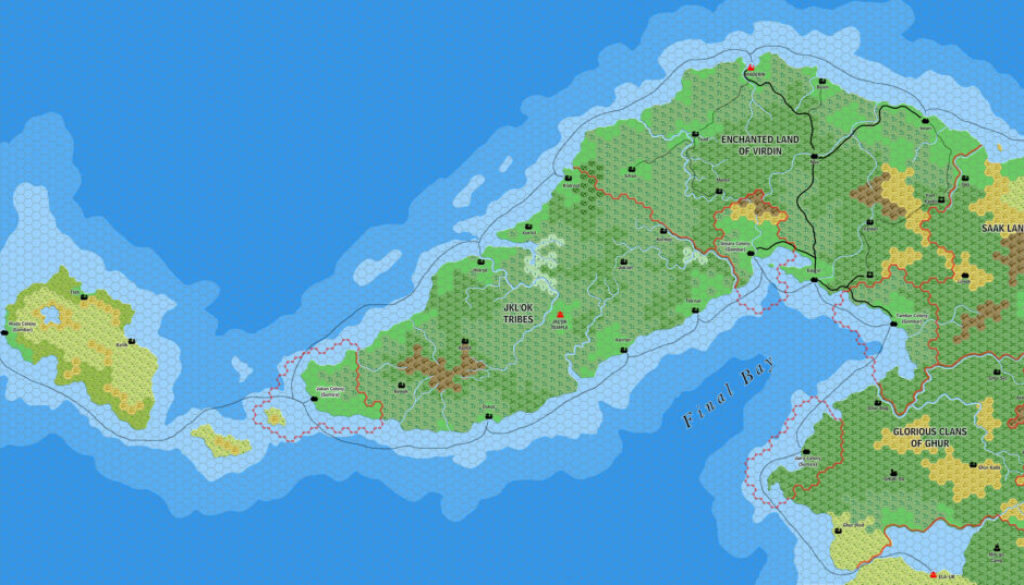 The Silver Coast: Virdin, 8 miles per hex by Jose Ignacio Ramos Lomelin, May 2017