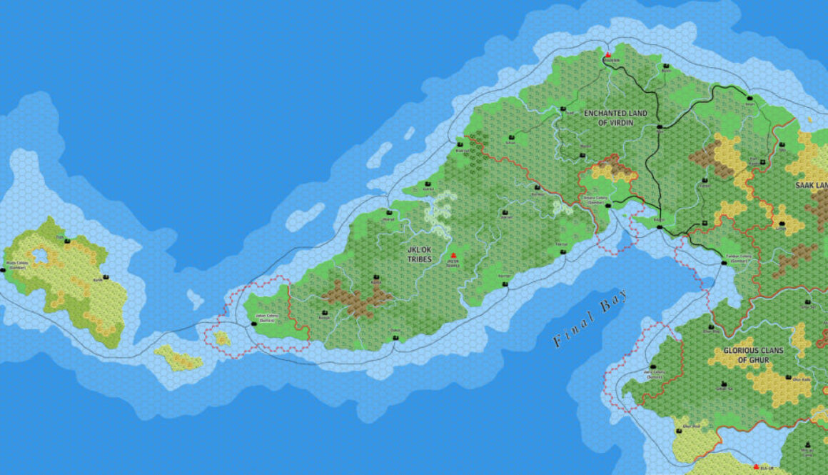 The Silver Coast: Virdin, 8 miles per hex by Jose Ignacio Ramos Lomelin, May 2017