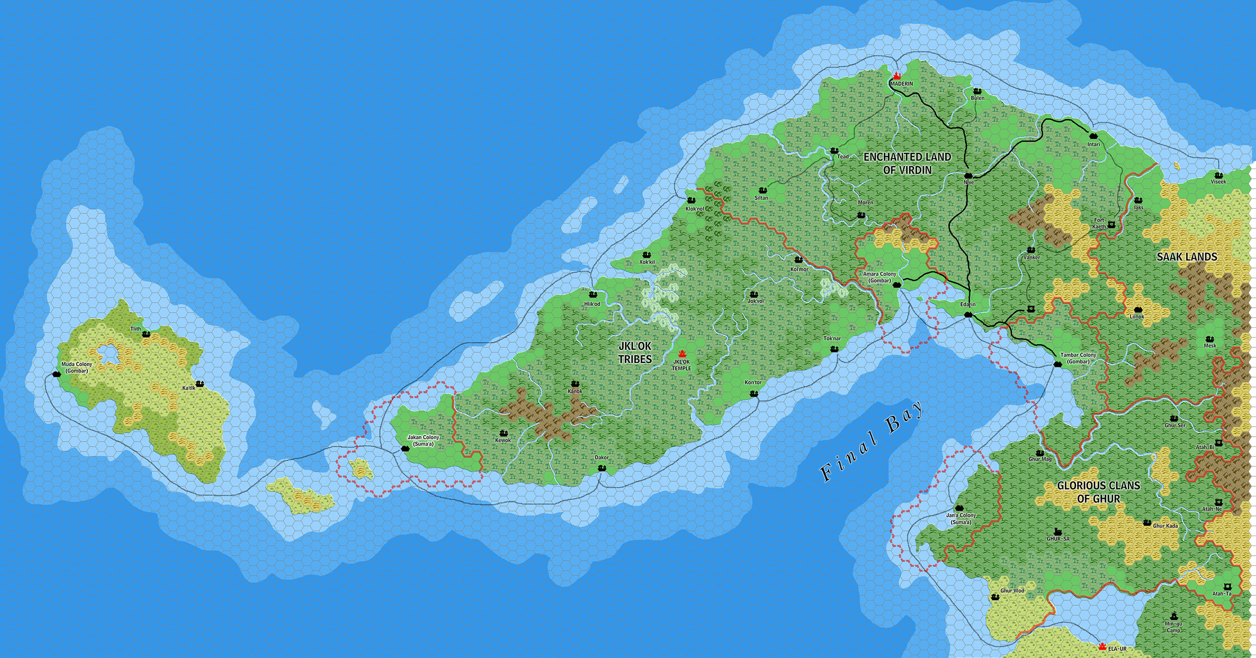 The Silver Coast: Virdin, 8 miles per hex by Jose Ignacio Ramos Lomelin, May 2017