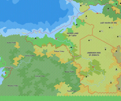 The Silver Coast: Zebrata, Tjeny and Mis, 8 miles per hex by Jose Ignacio Ramos Lomelin, May 2017