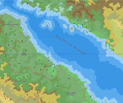 Adakkian Sound North, 8 miles per hex by Jose Ignacio Ramos Lomelin, September 2017