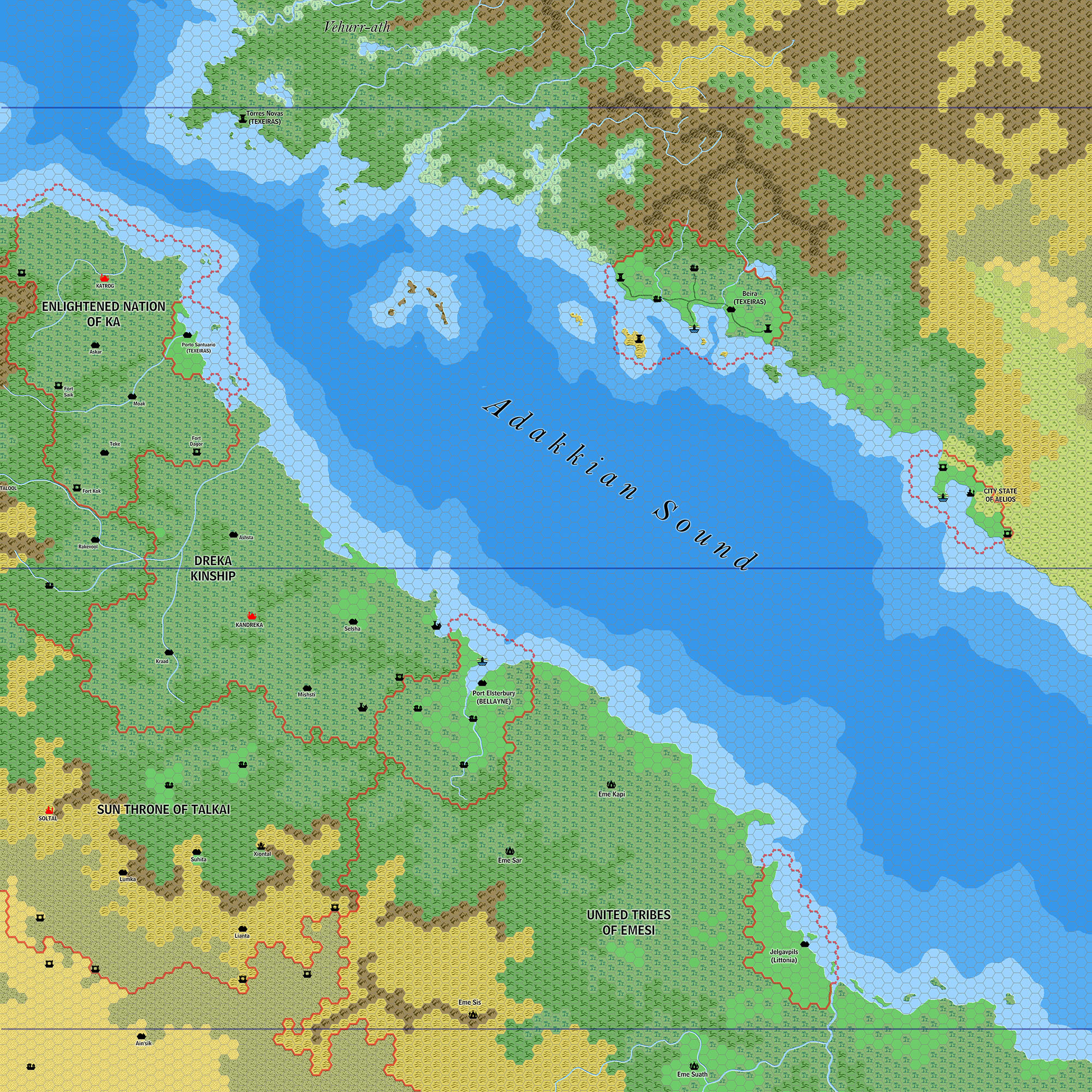 Adakkian Sound North, 8 miles per hex by Jose Ignacio Ramos Lomelin, September 2017