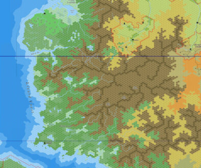 Amalur, 8 miles per hex by Jose Ignacio Ramos Lomelin, September 2017