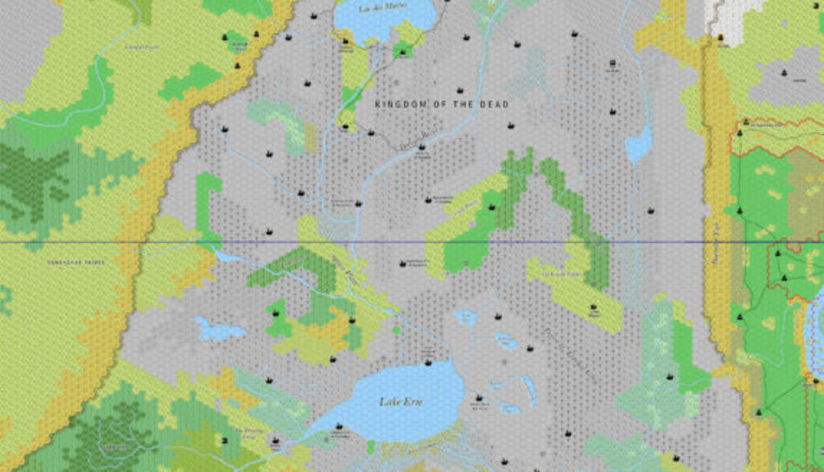 The Borean Valley, 8 miles per hex by Jose Ignacio Ramos Lomelin, September 2017