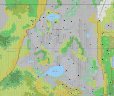 The Borean Valley, 8 miles per hex by Jose Ignacio Ramos Lomelin, September 2017