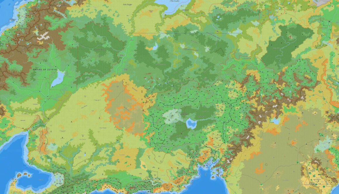 Central Brun, 8 miles per hex by Jose Ignacio Ramos Lomelin, July 2017