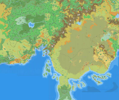 South Central Brun, 8 miles per hex by Jose Ignacio Ramos Lomelin, c. September 2017 (version 1)